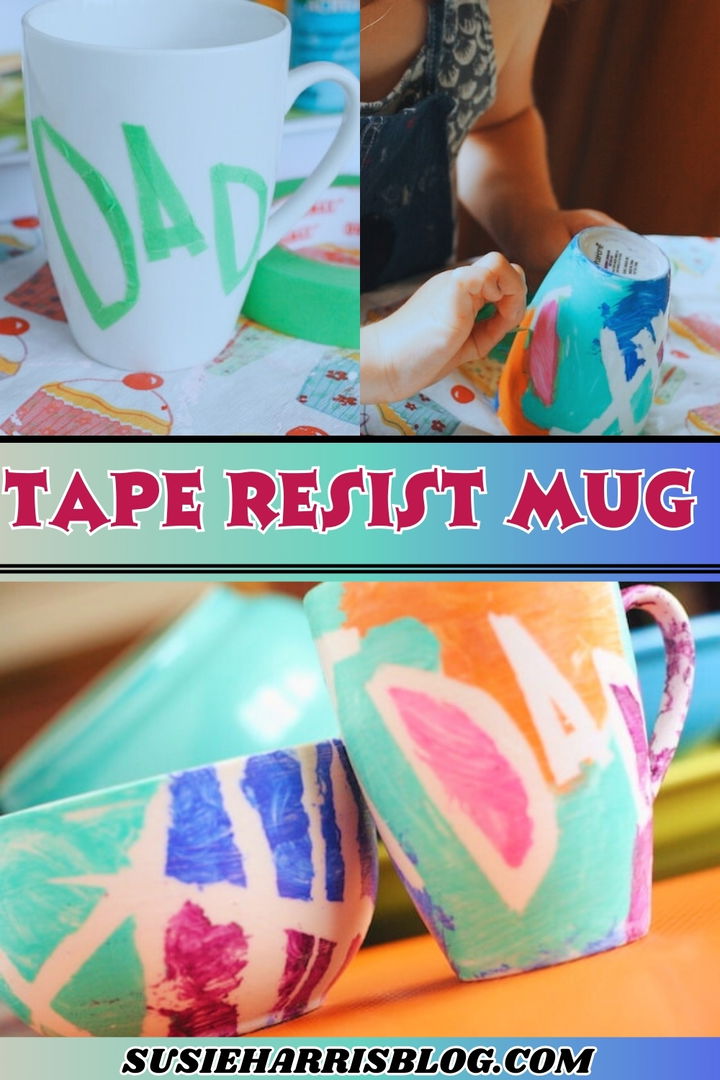 Tape Resist Mug