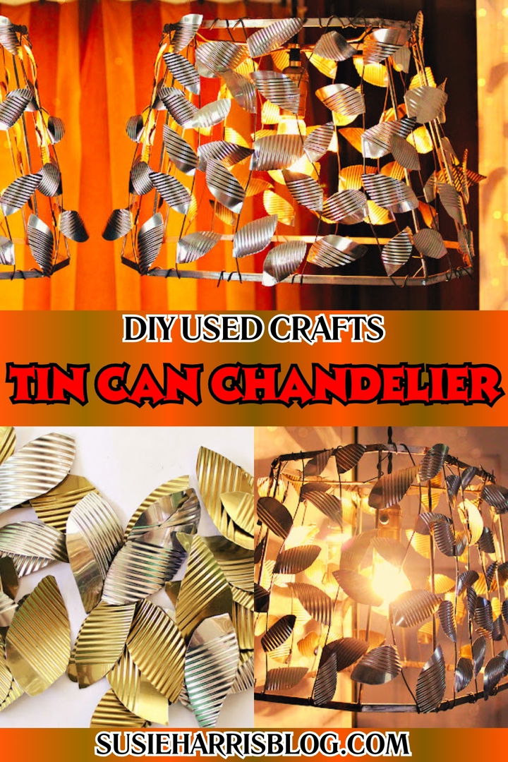 Tin Can Chandelier