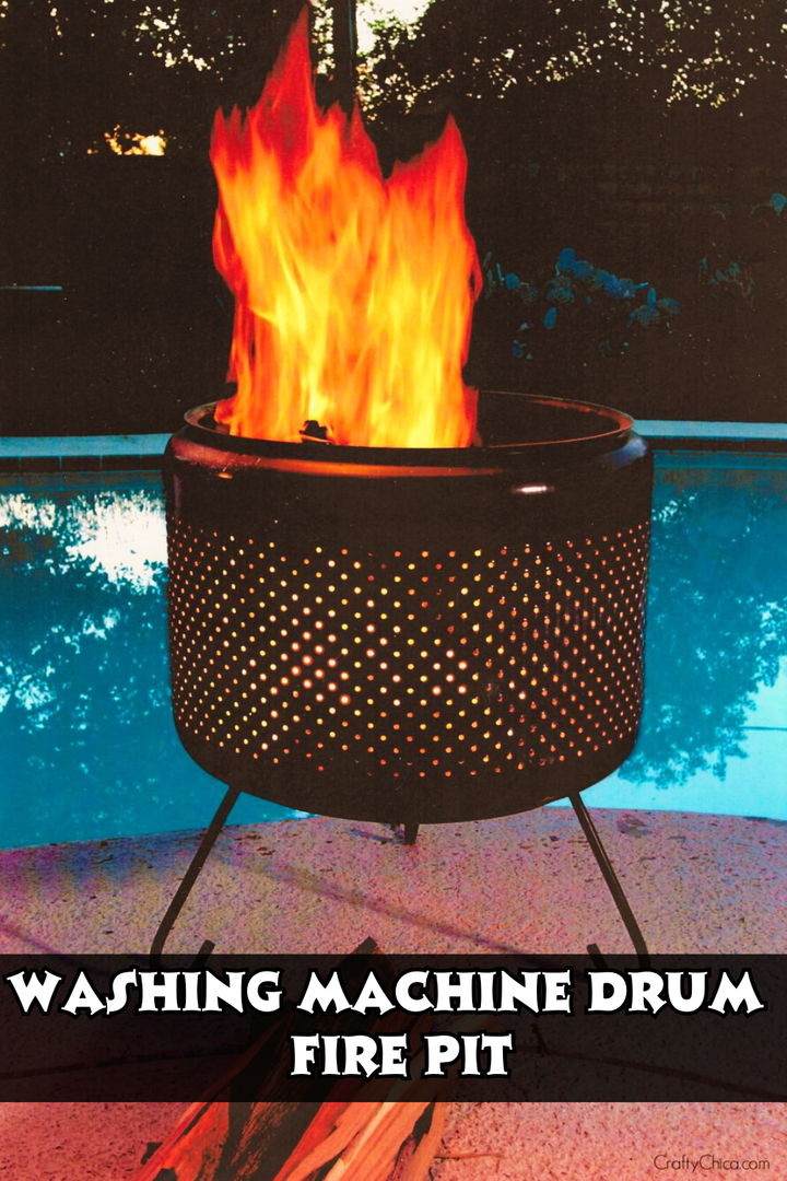 Washing Machine Drum Fire Pit