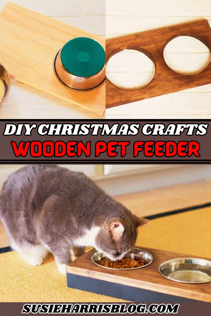 Wooden Pet Feeder