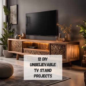 12 DIY Unbelievable TV Stand Projects