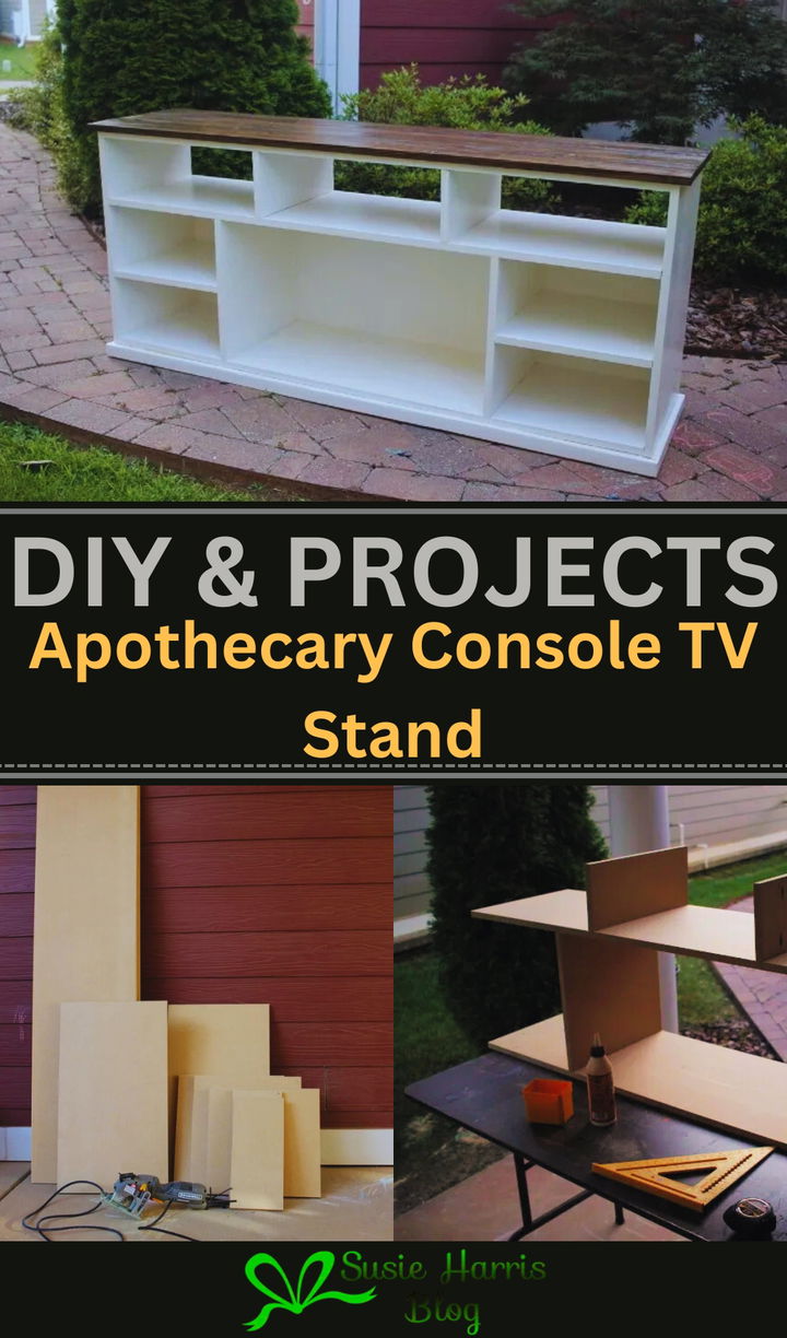 Apothecary Console TV Stand