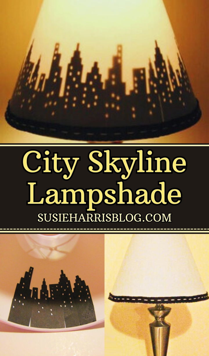 City Skyline Lampshade