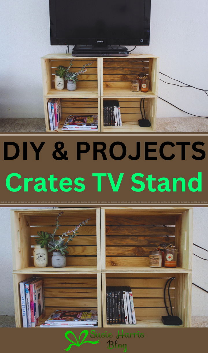 Crates TV Stand