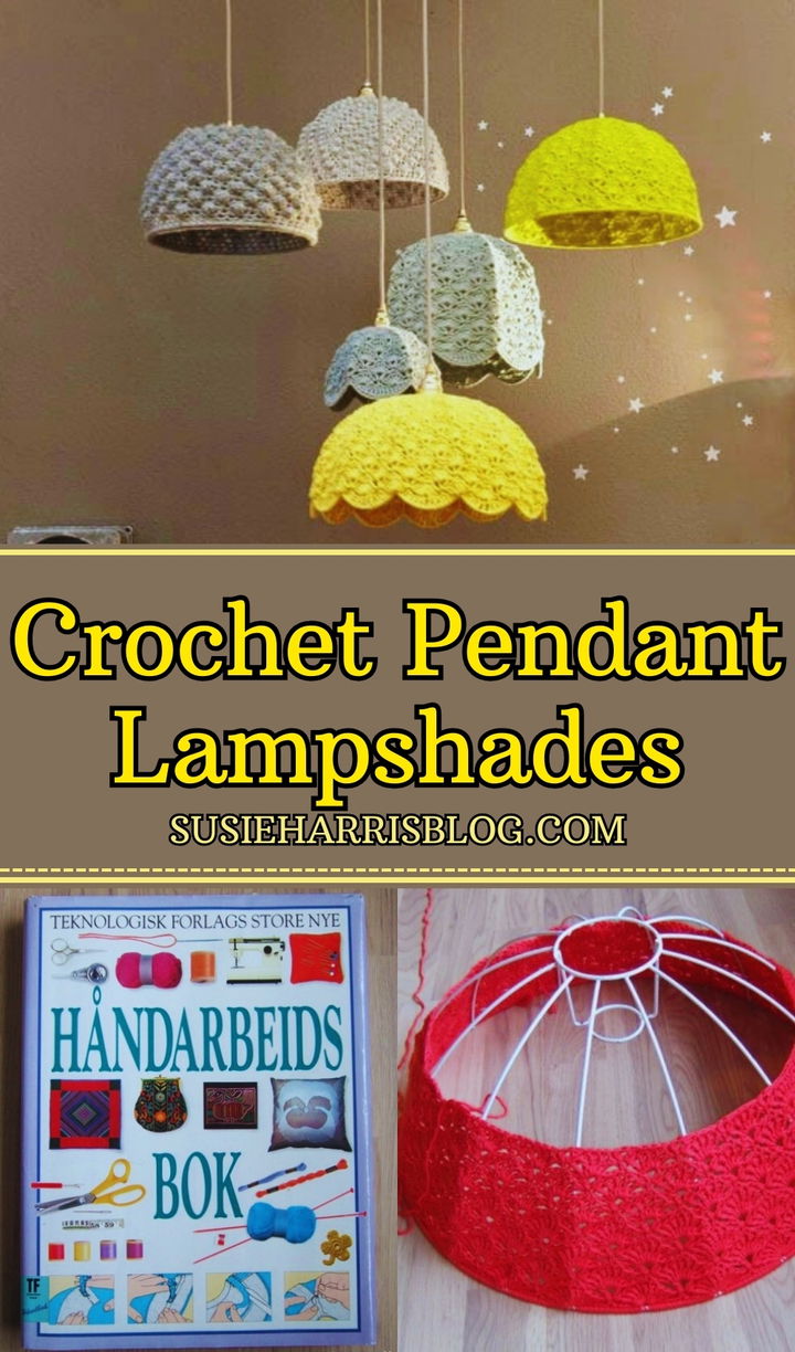 Crochet Pendant Lampshades