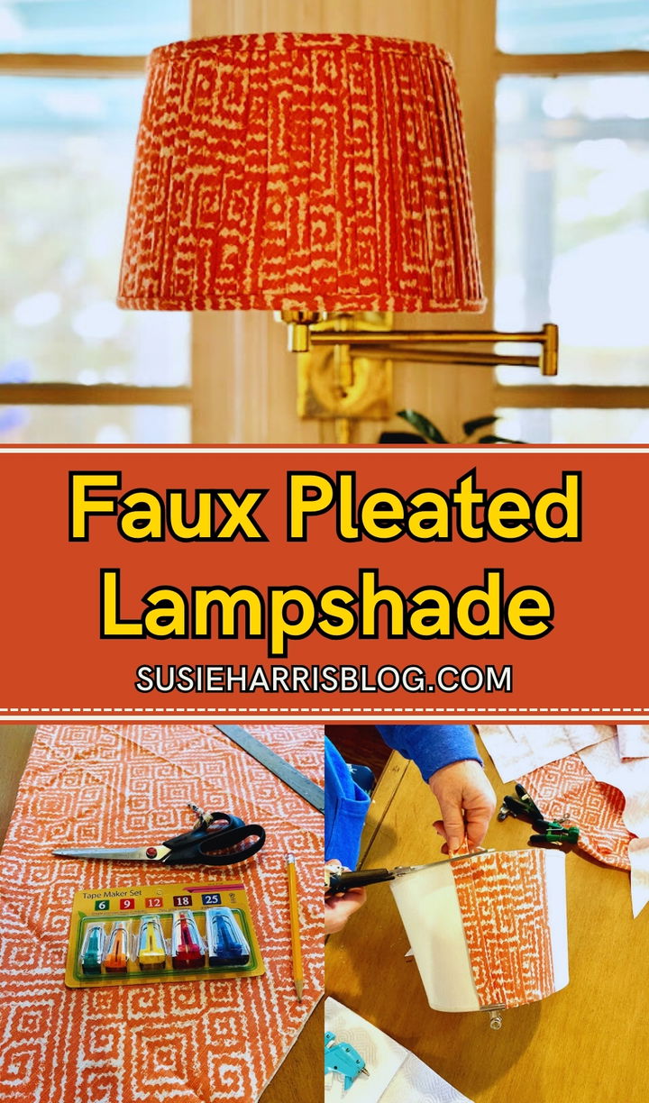 Faux Pleated Lampshade