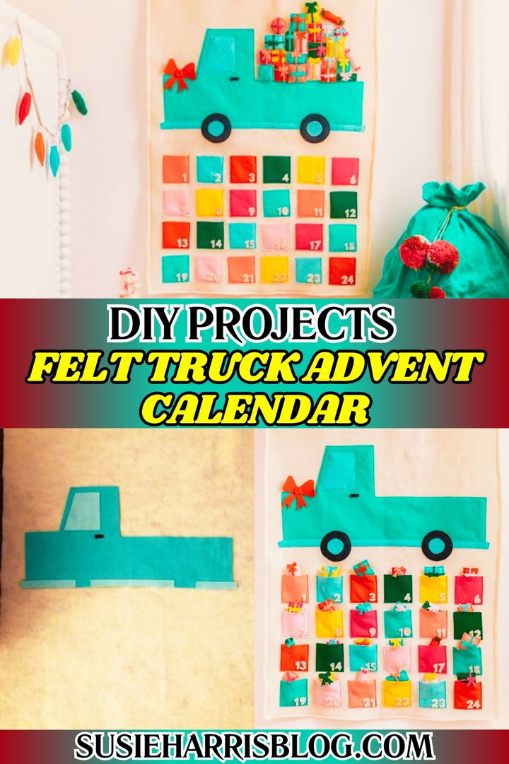 Felt Truck Advent Calendar