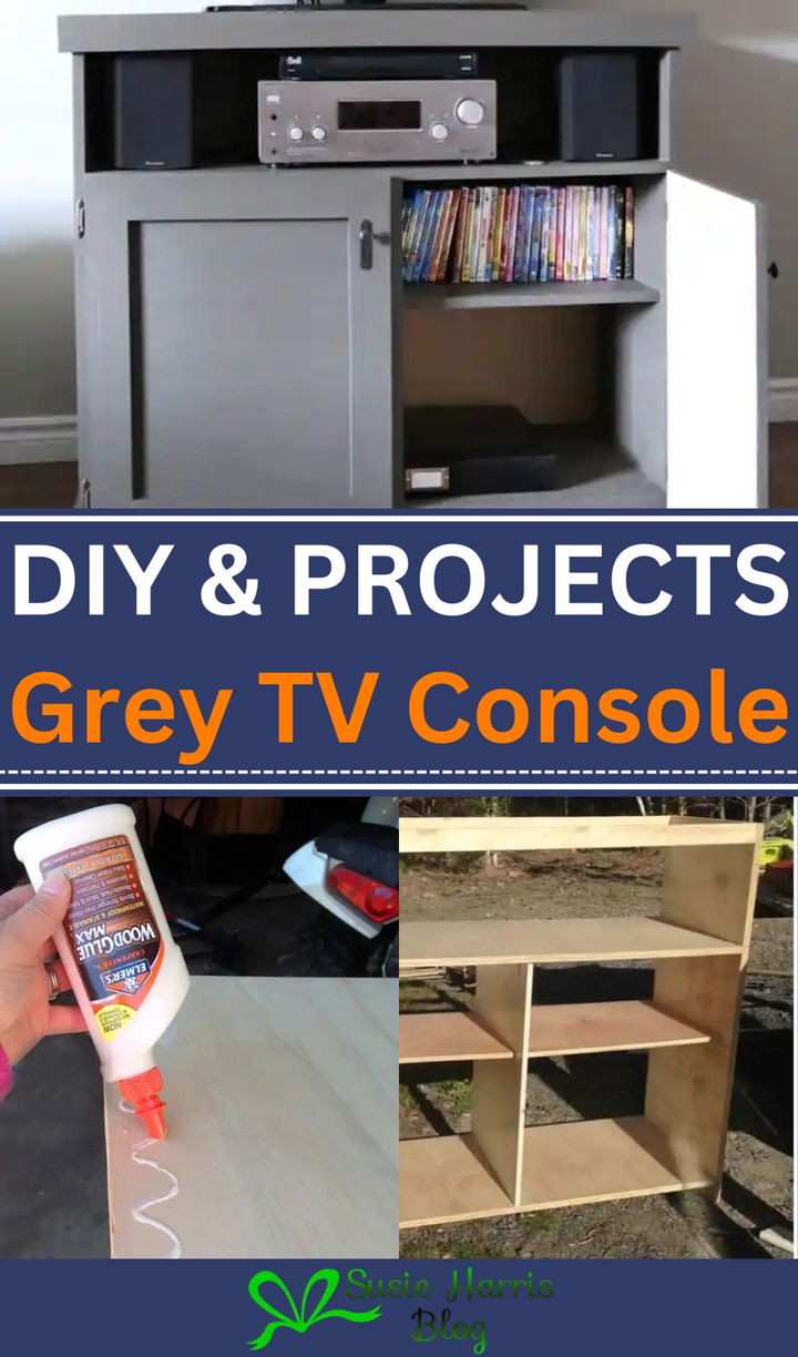 Grey TV Console