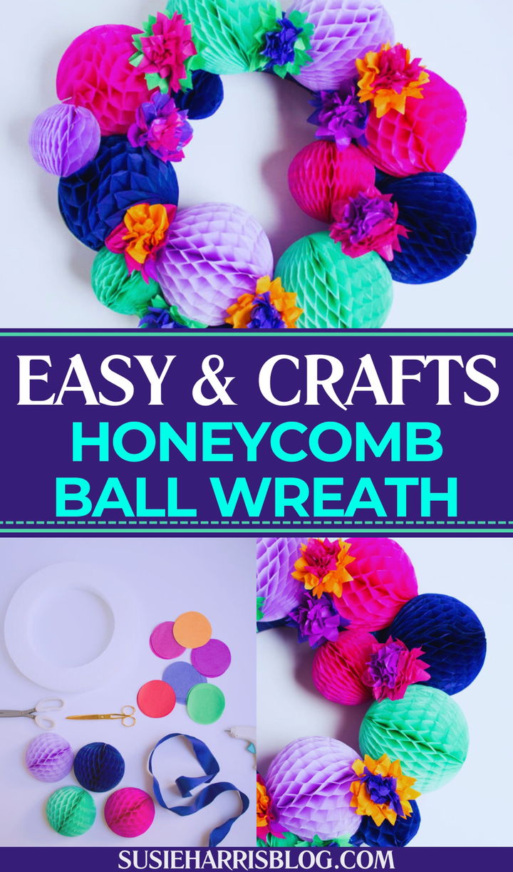 Honeycomb Ball Wreath