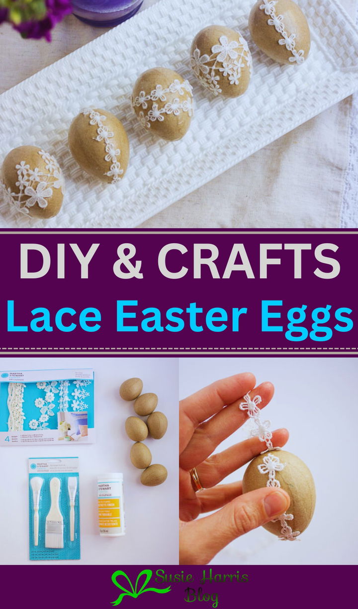 Lace Easter Eggs