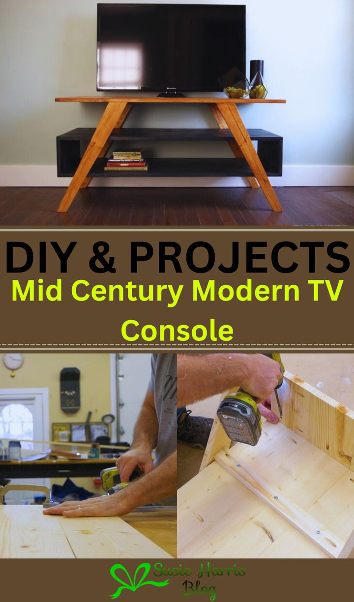 Mid Century Modern TV Console