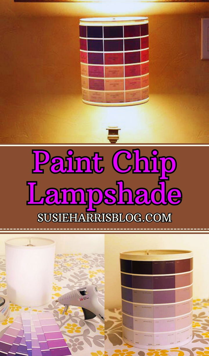 Paint Chip Lampshade