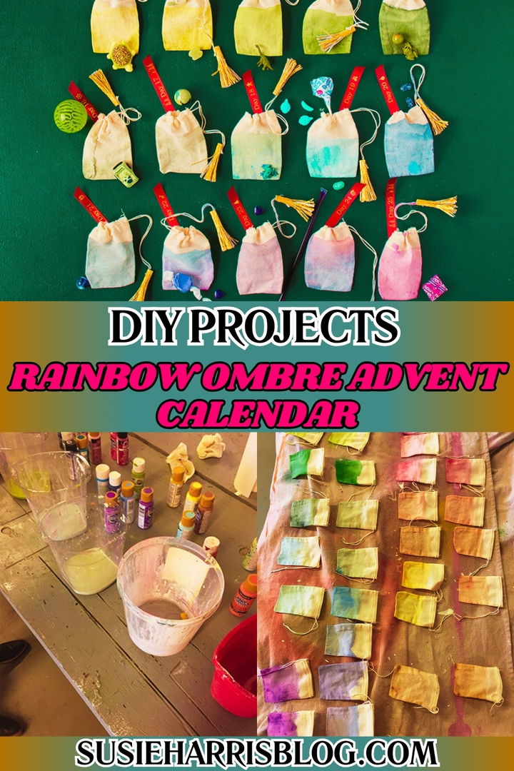 Rainbow Ombre Advent Calendar