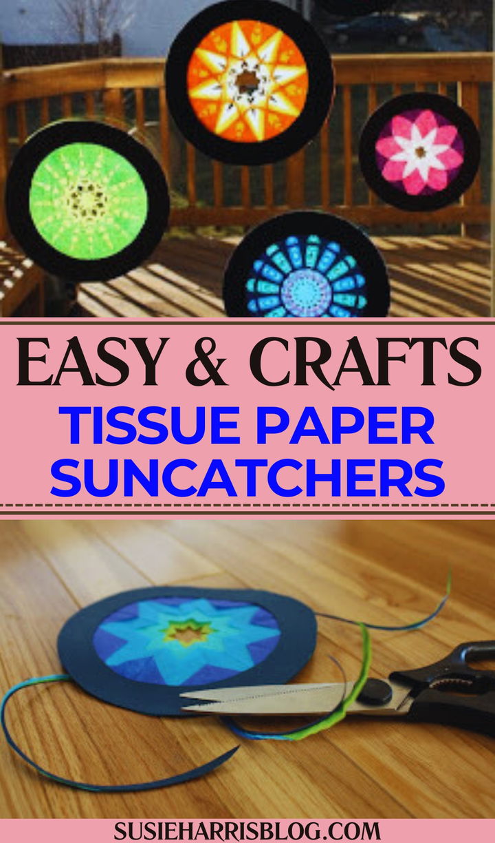 Tissue Paper Suncatchers