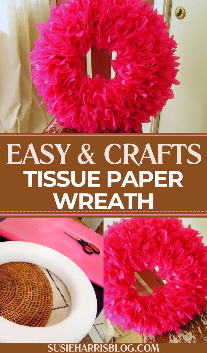 Tissue Paper Wreath