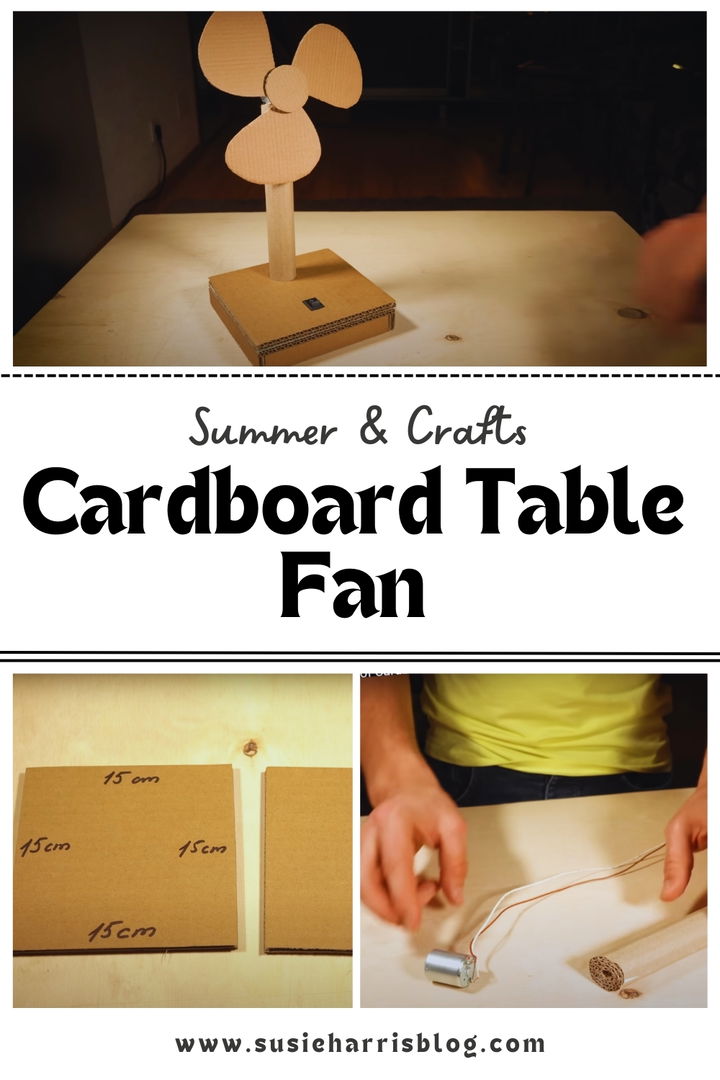 Cardboard Table Fan