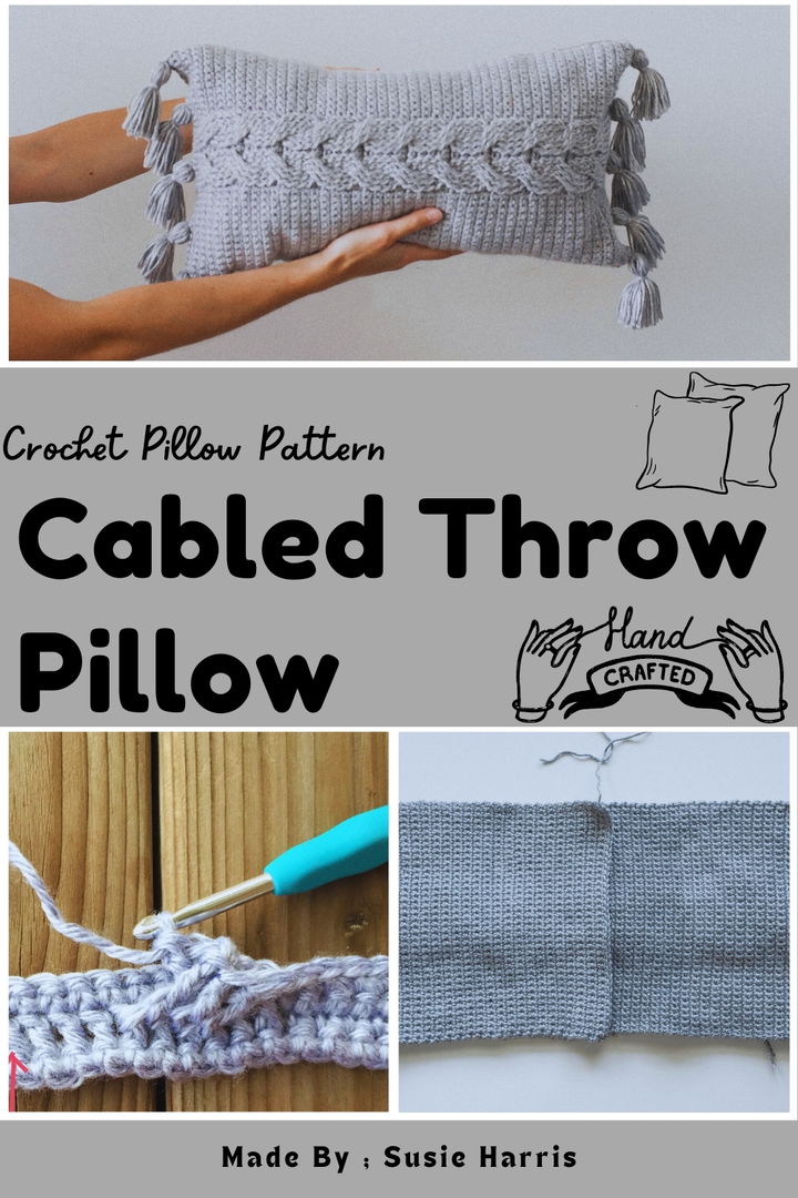 Cabled Throw Pillow