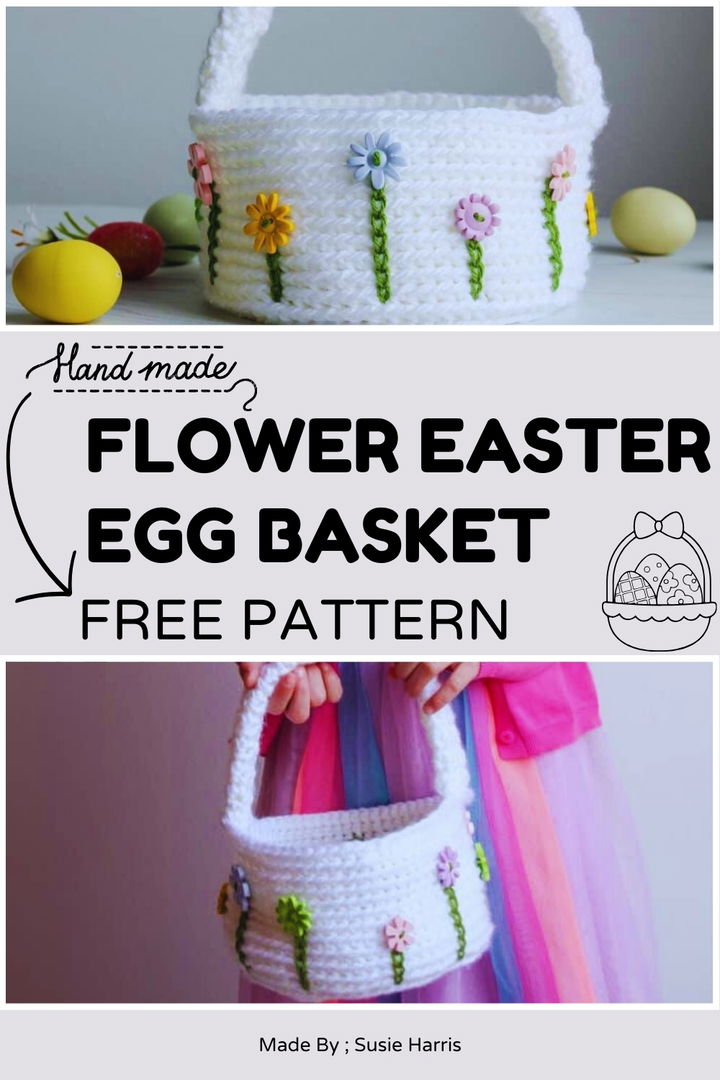 Flower Easter Egg Basket