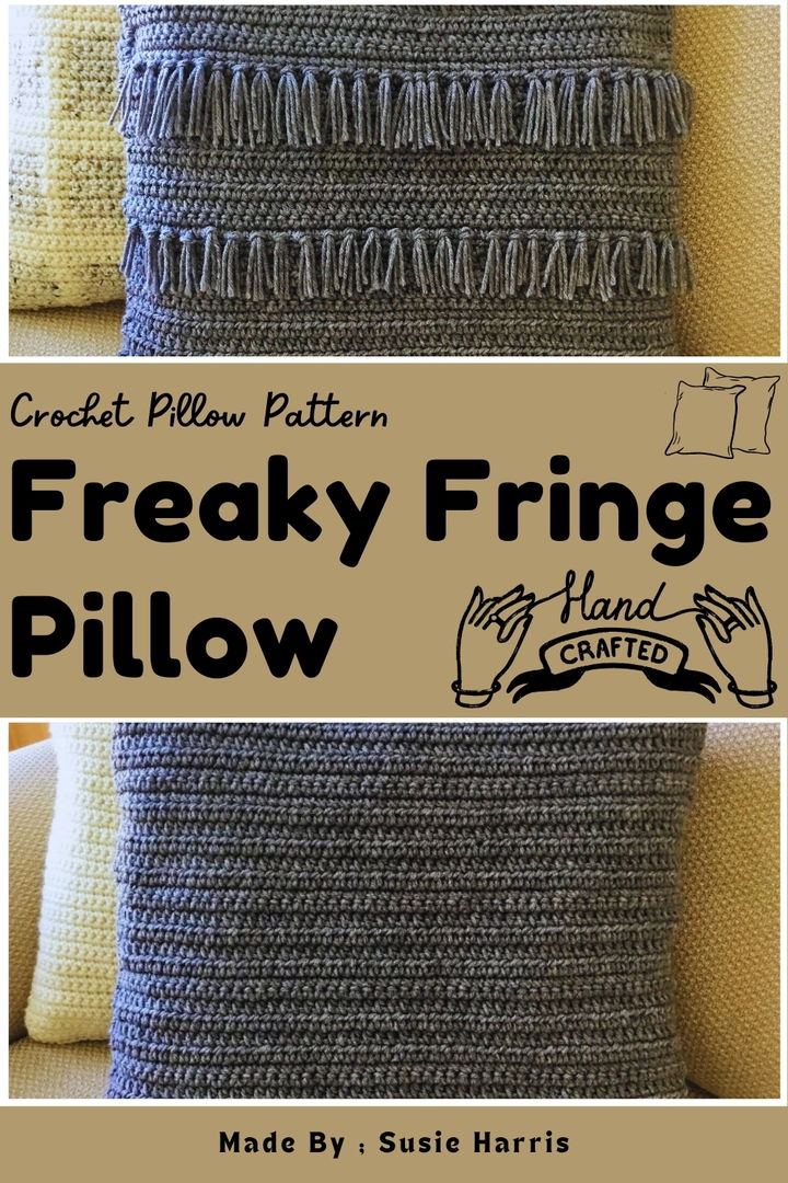 Freaky Fringe Pillow