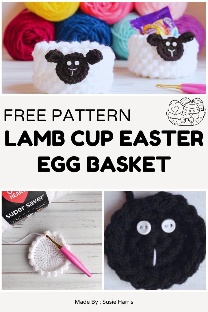 Lamb Cup Easter Egg Basket