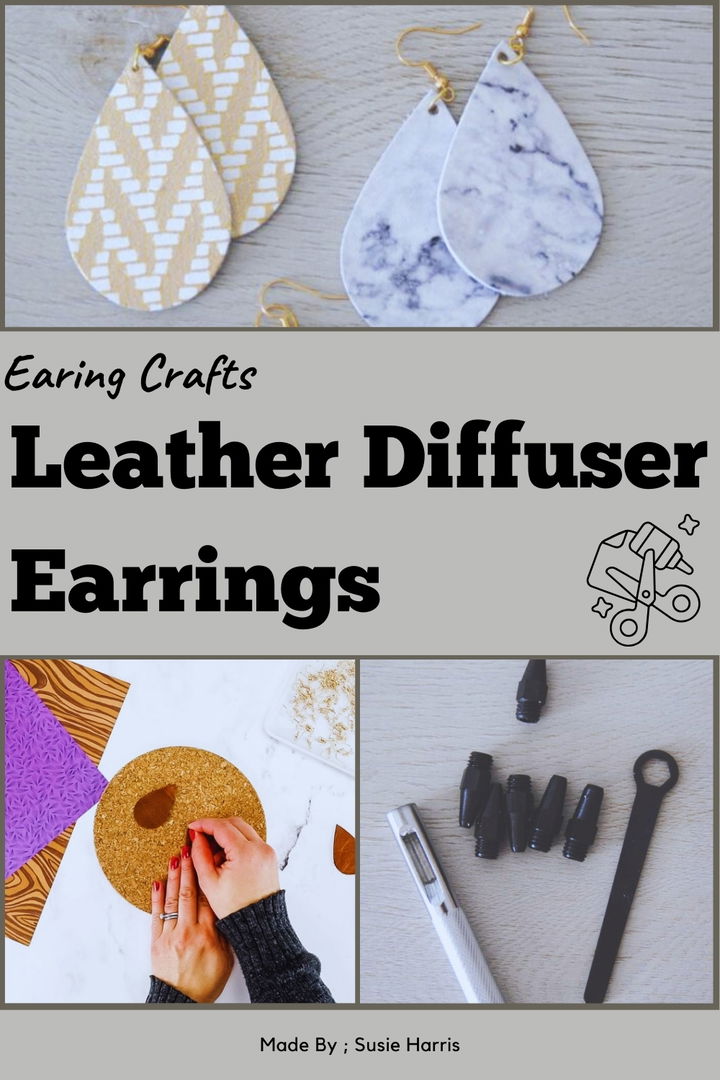 Leather Diffuser Earrings