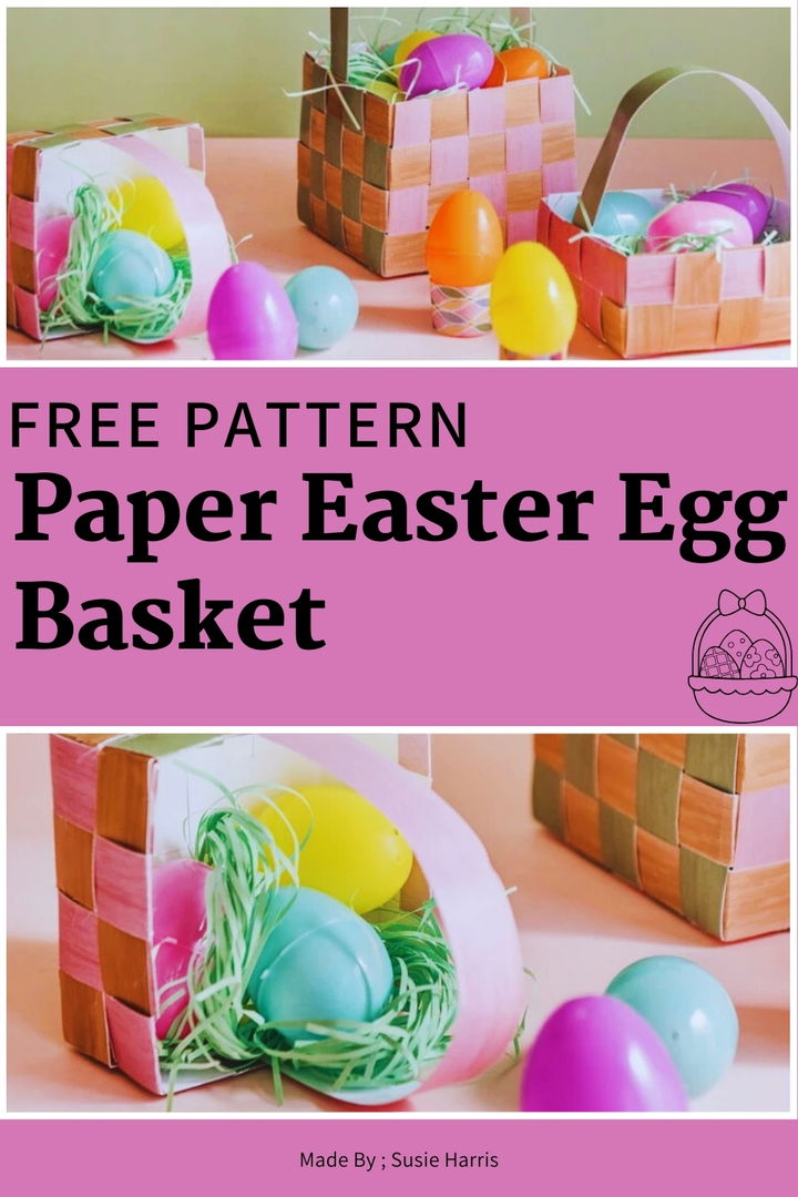 Paper Easter Egg Basket