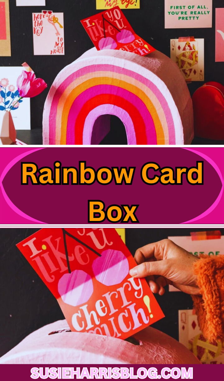 Rainbow Card Box