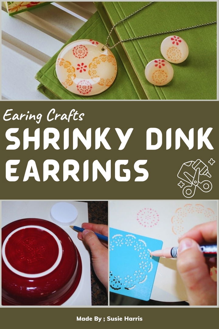 Shrinky Dink Earrings