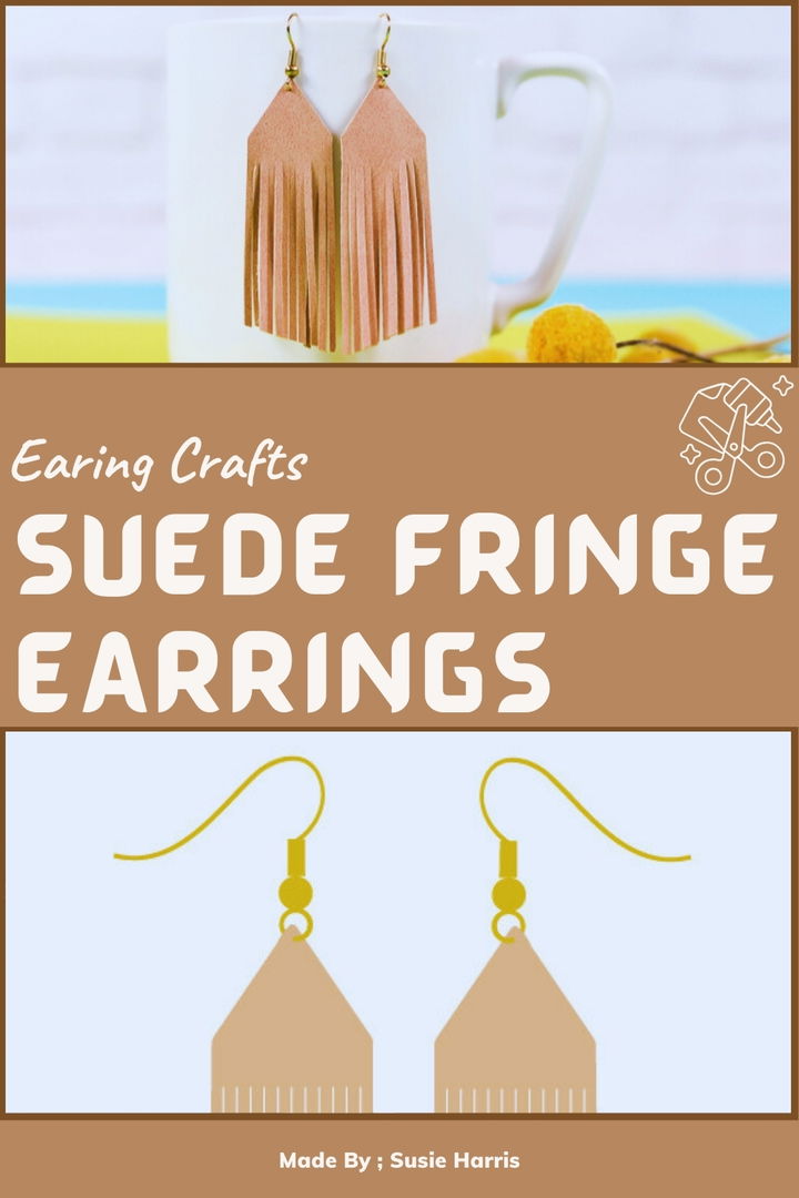 Suede Fringe Earrings