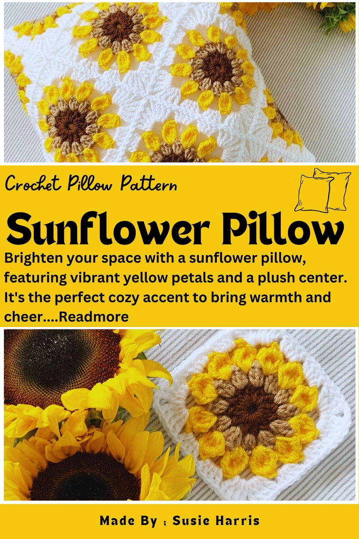 Sunflower Pillow