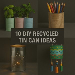 10 DIY Recycled Tin Cans
