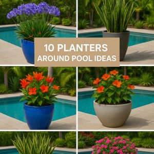 10 Planters Around Pool Ideas
