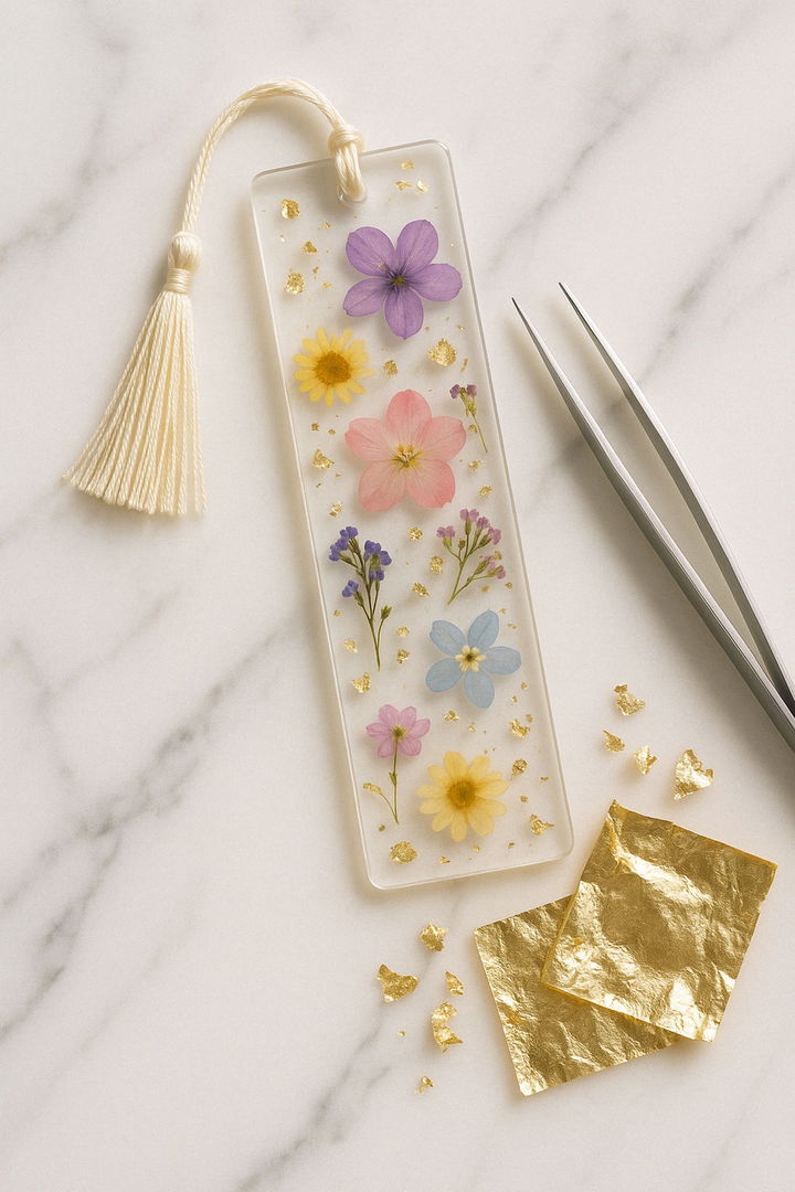 Bookmark with Gold Foil Accents