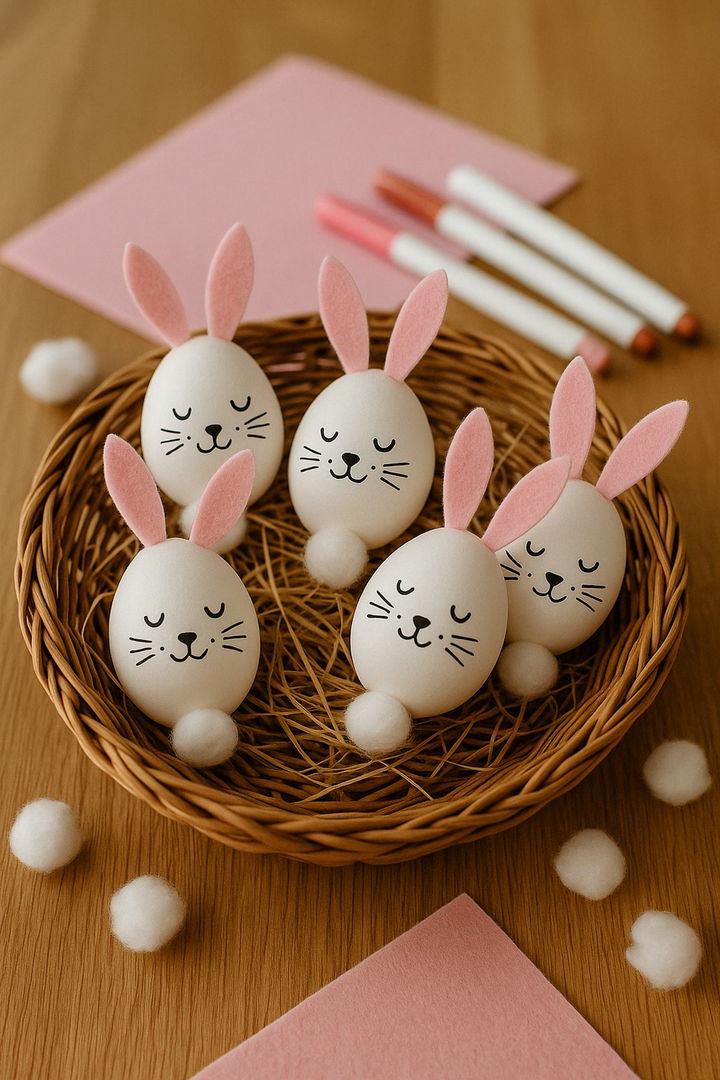 Bunny Face Eggs