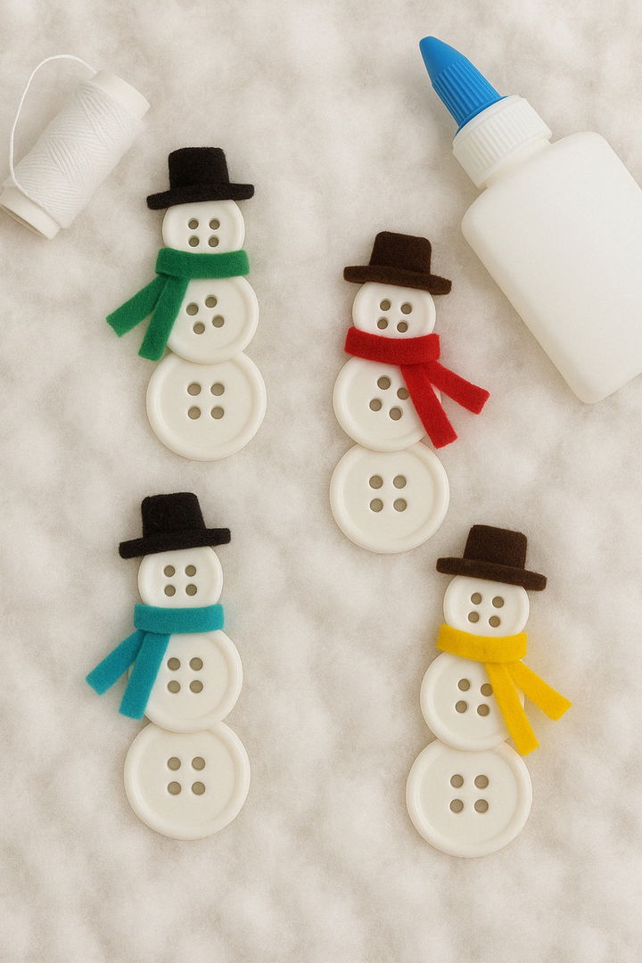 Button Snowmen