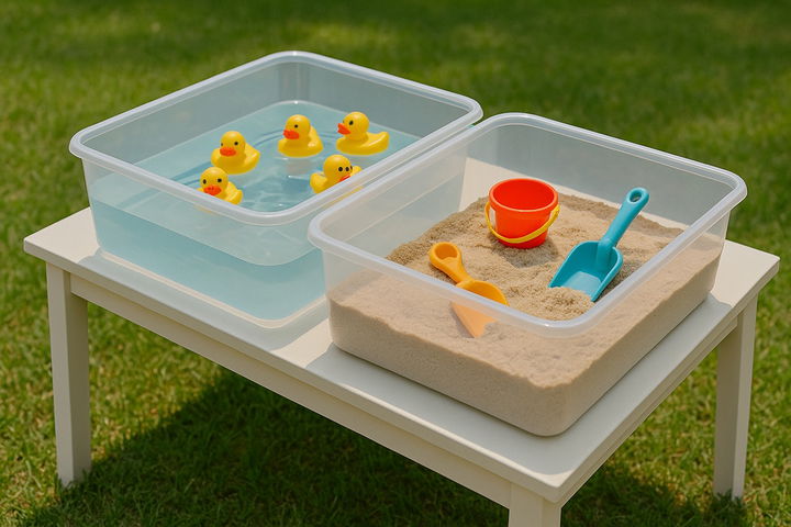 Double Bin Sensory Table