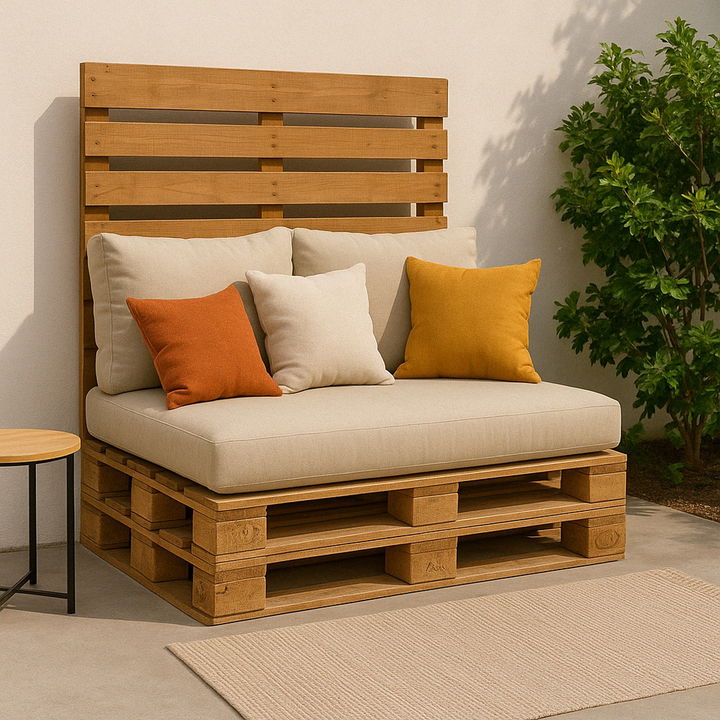 Double Decker Pallet Sofa