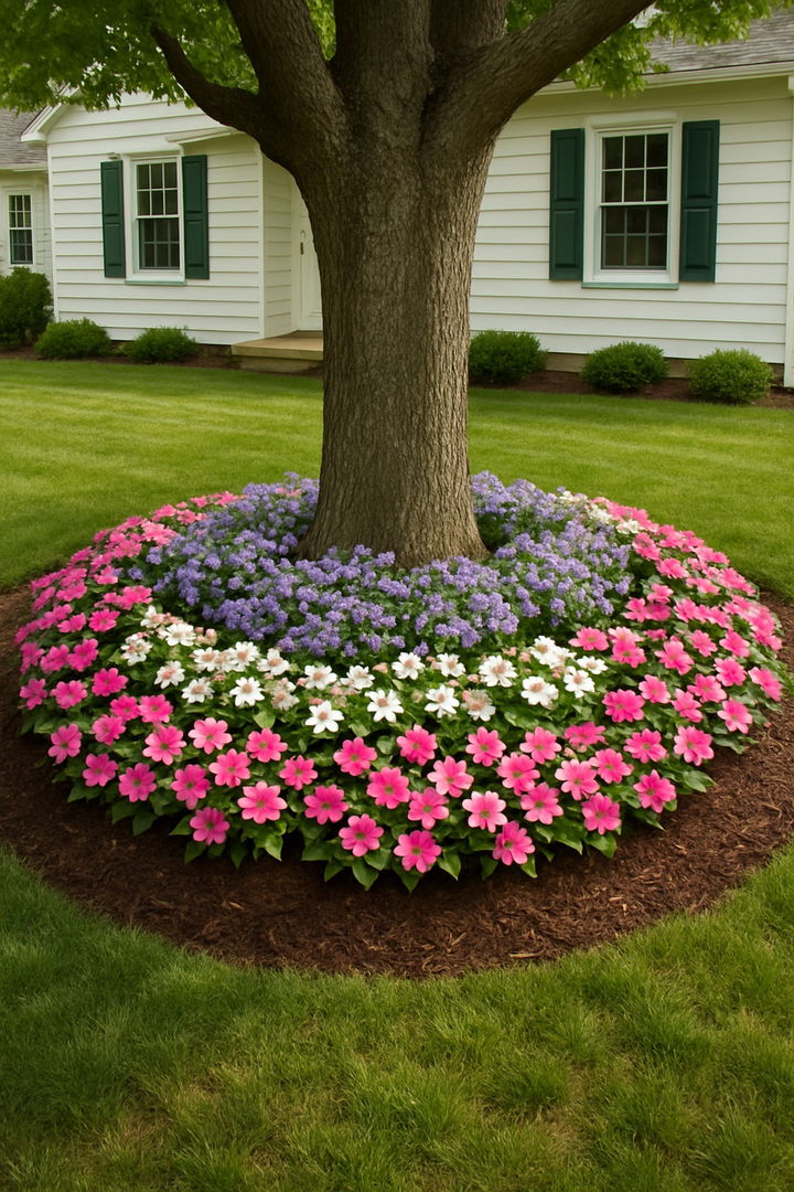 Framed Tree Ring Bed