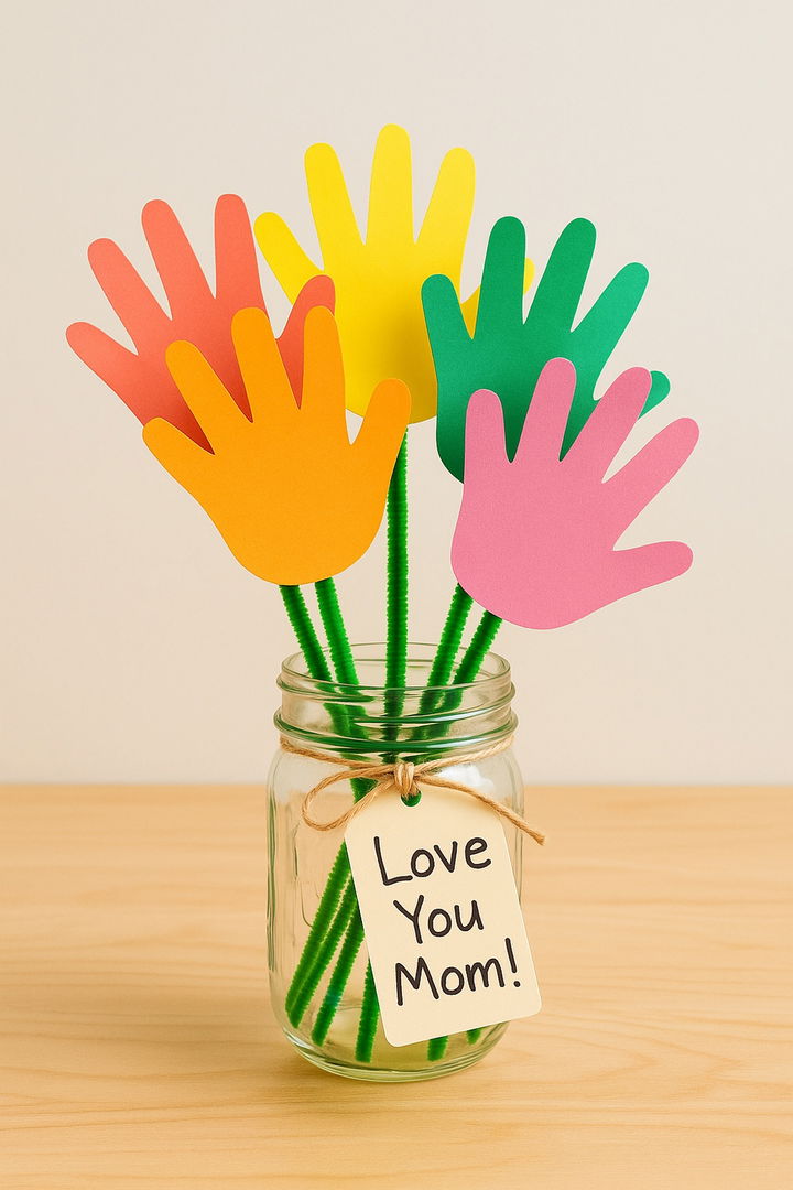 Handprint Flower Bouquet