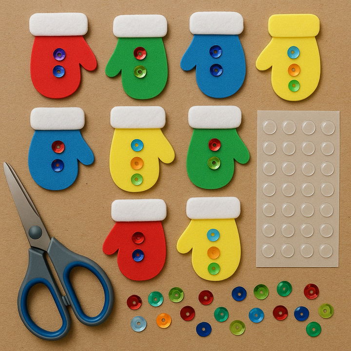 Mini Mitten Cutouts