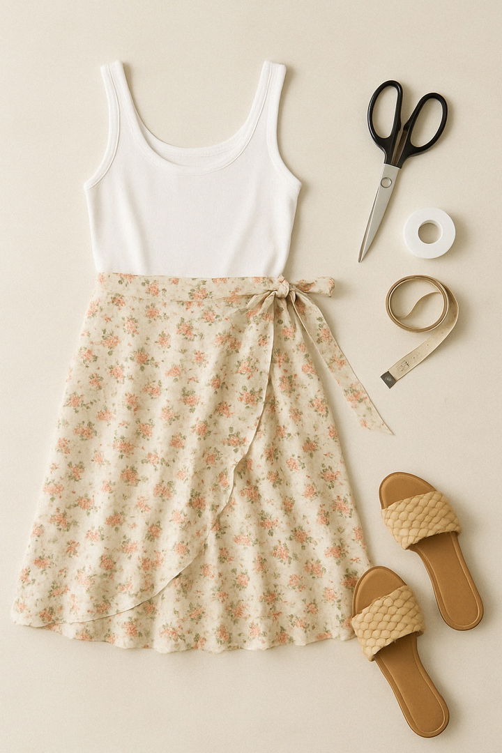 No Sew Wrap Skirt