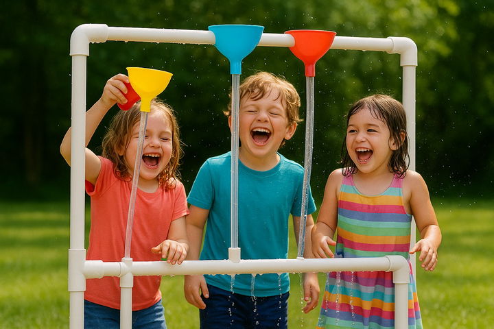 PVC Pipe Splash Station