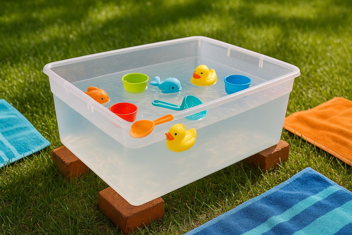 Plastic Storage Bin Water Table