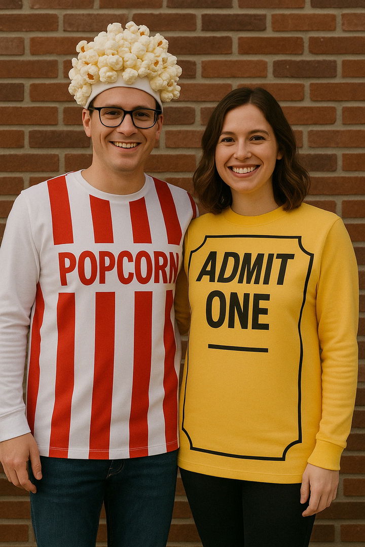 Popcorn Movie Ticket