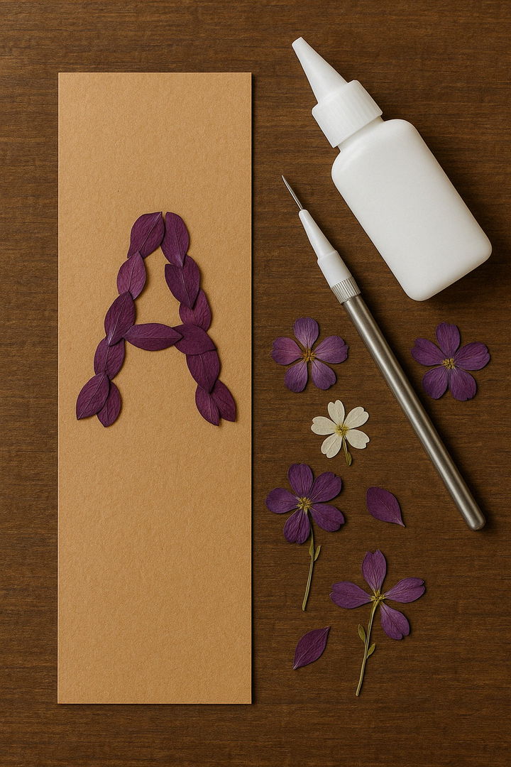 Pressed Flower Monogram
