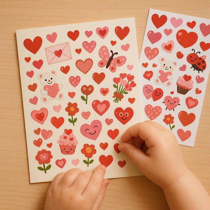 Sticker Explosion Card