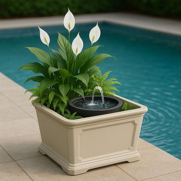 Water Feature Planters