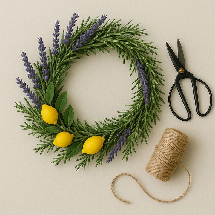 Wreath with Herb Touches