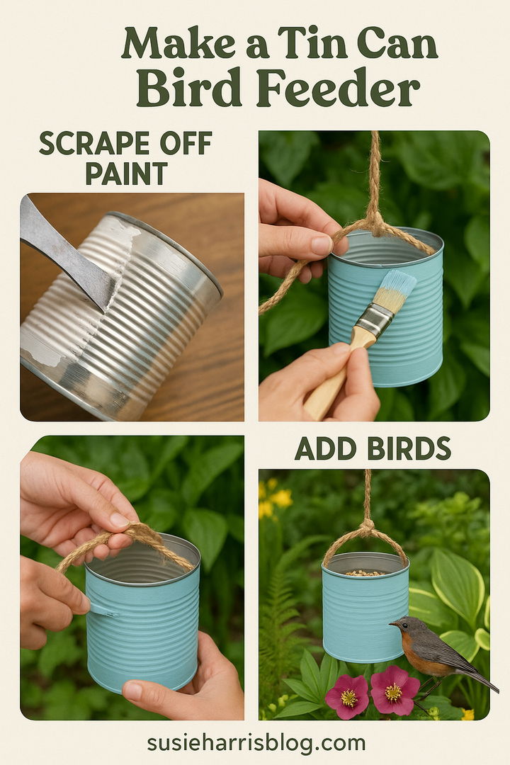 Tin Can Bird Feeder