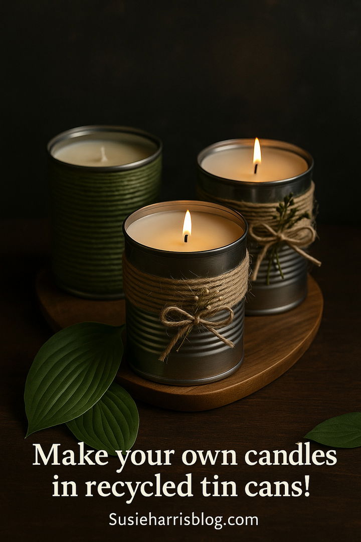 Tin Can Candle Holders